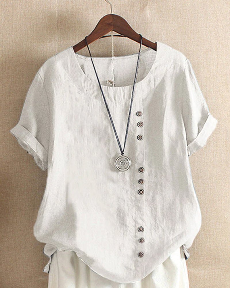 Carla | Korte mouwen blouse - Afbeelding 3